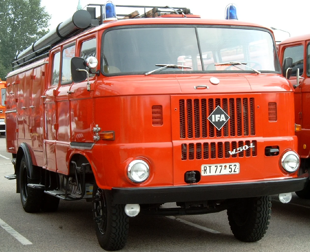 IFA w50 пожарная машина