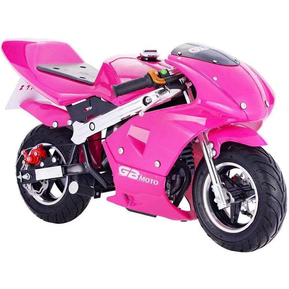 Розовый мотоцикл для девочки